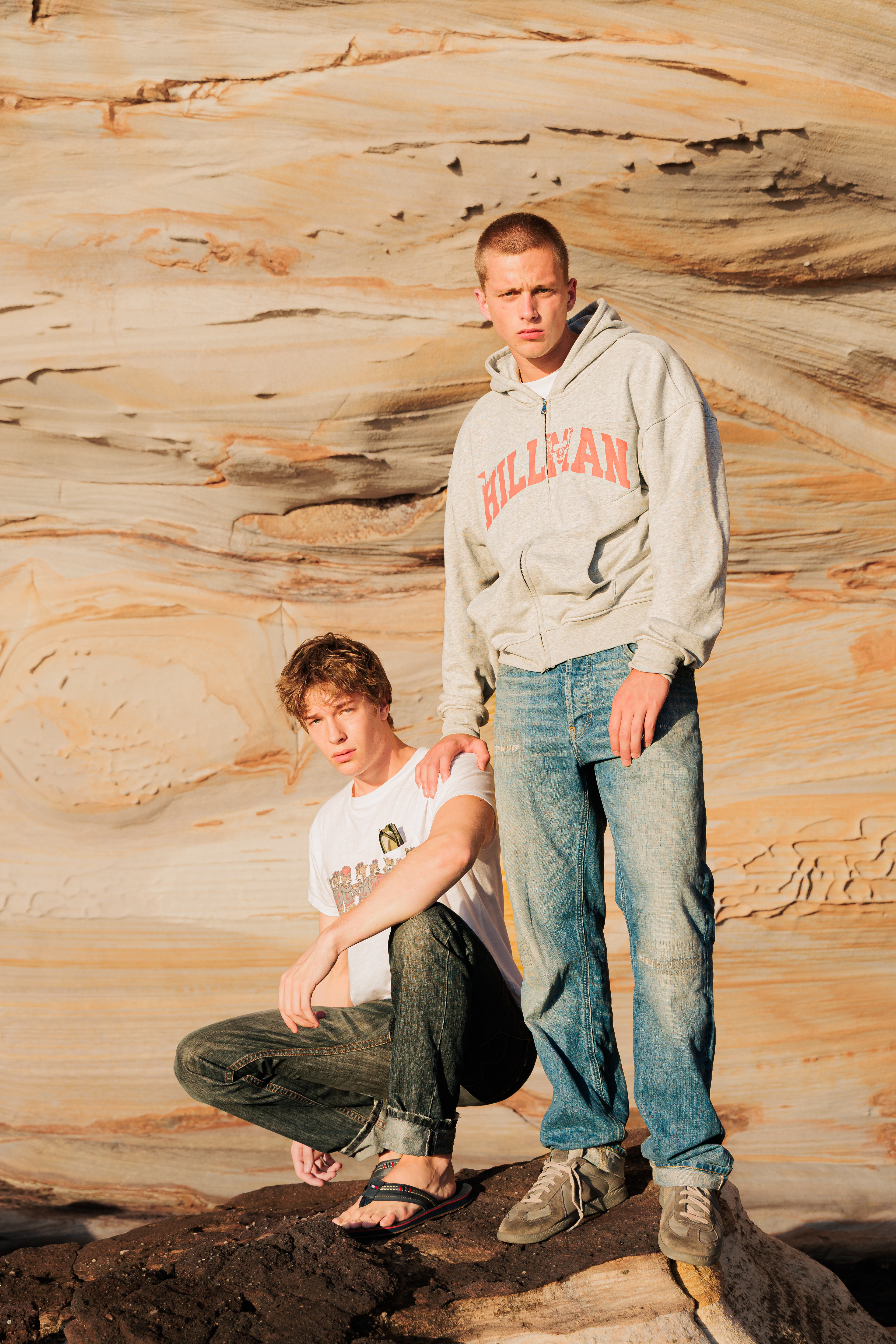 Frat-Cat Slub pocket tee
