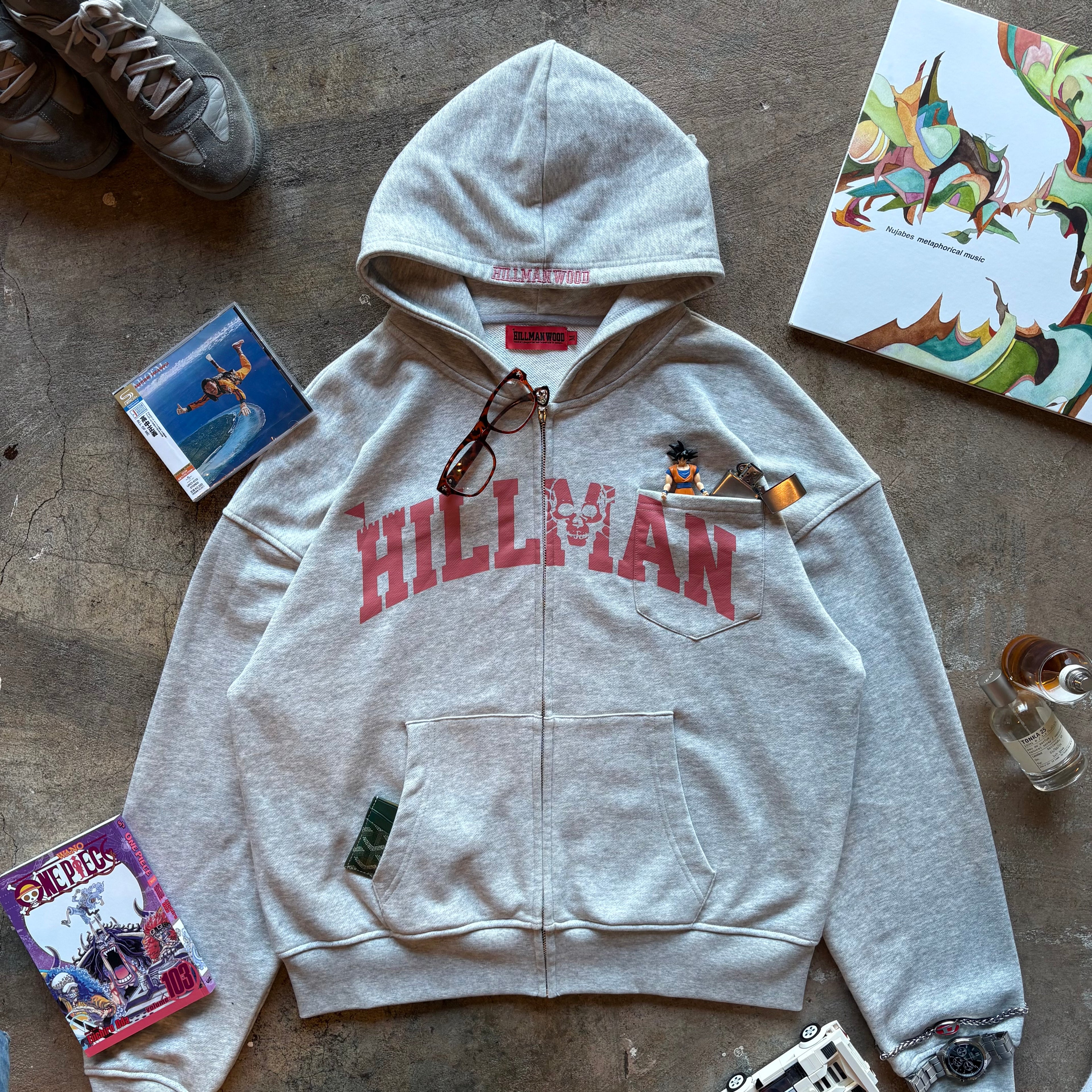 Hillman Spell-out pocket hoodie