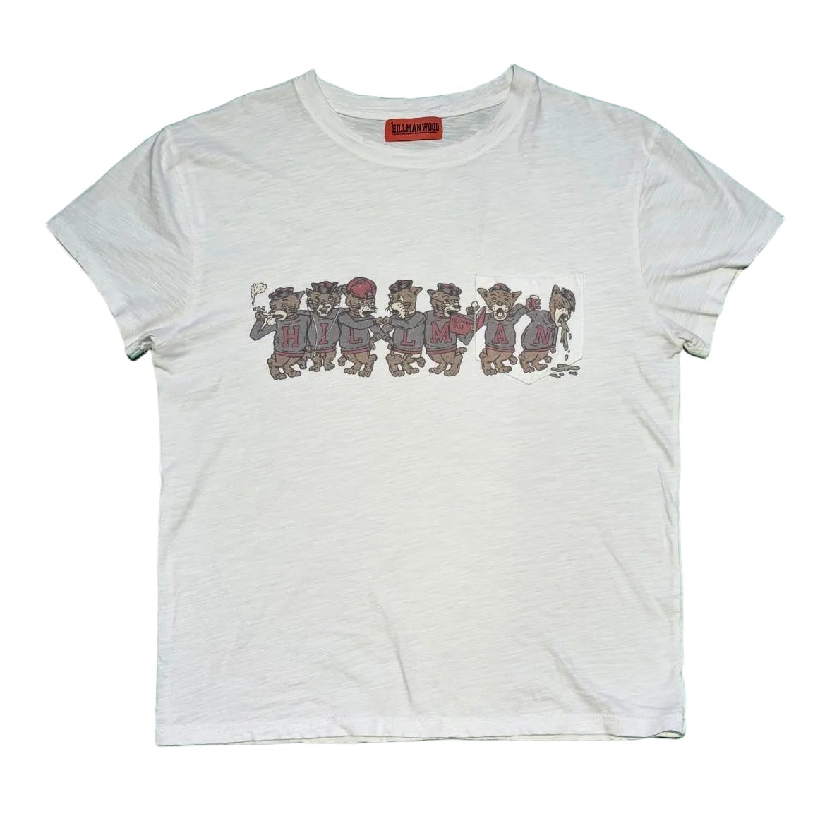 Frat-Cat Slub pocket tee